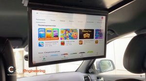 Потолочный монитор для автомобиля на Андроид (Android)