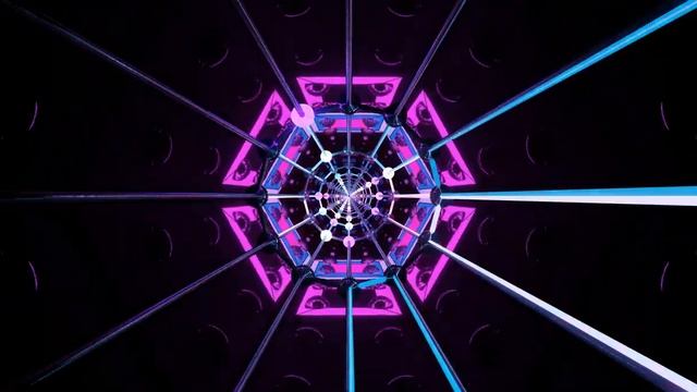 10-Hour VJ LOOP NEON: Animated Background for Windows 11 Laptop | 4K Sci-Fi Tunnel Free Download смотреть онлайн
