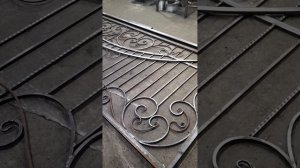 Откатные ворота своими руками. холодная ковка.