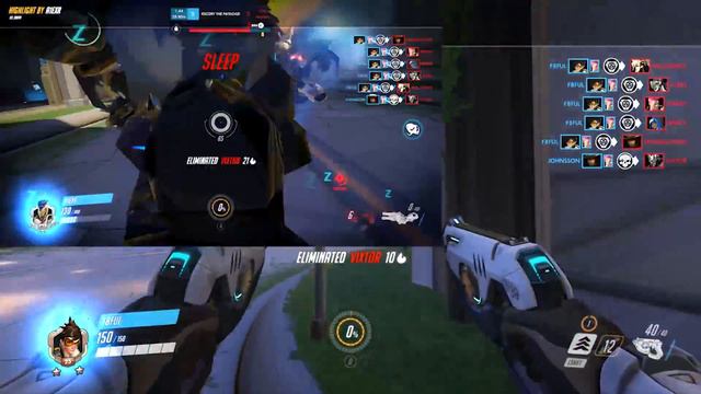 Stream moments | Overwatch | Подборка моментов со стрима #1