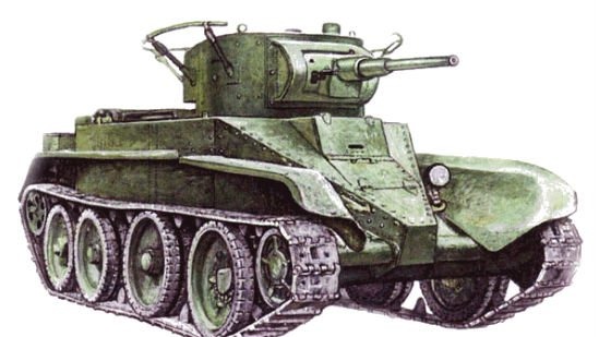 Легкие танки БТ-2 и БТ-5