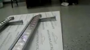 Защита порогов-площадка с алюминиевым листом Ø51 мм Нива 2121(полимерное покрытие).