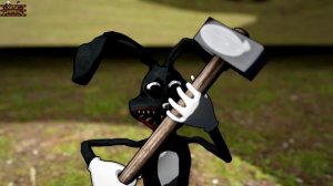 Cartoon Cat & Cartoon Rabbit - Bridge Worm's Quest