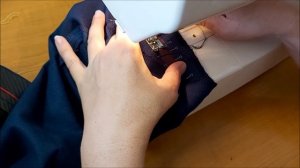 Как подшить классические мужские брюки на кромке. МК