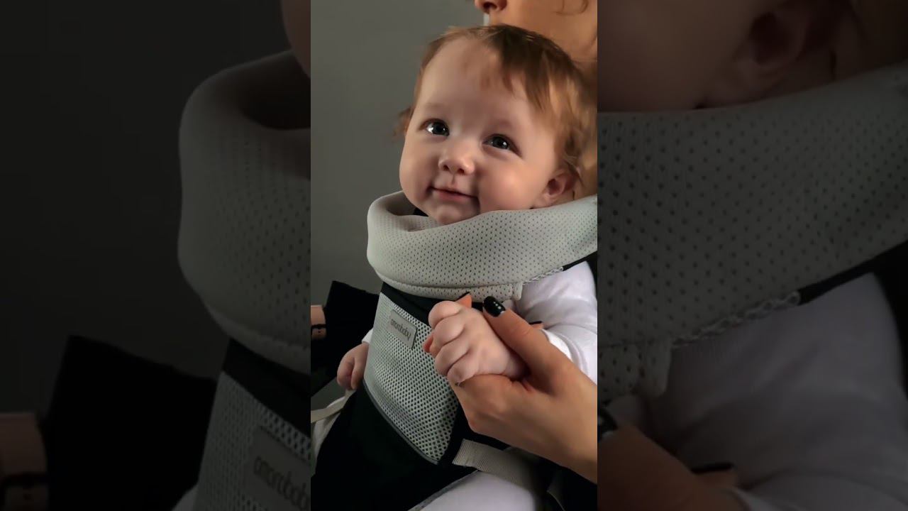 Рюкзак кенгуру переноска для новорожденных/Хипсит AMAROBABY #amarobaby #детскаяодежда #детскиетовары