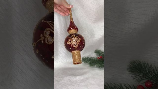 Арт. ВР1  Верхушка расписная красная