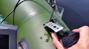 Lowrance elite-4x chirp,как сделать струбцину для датчика?