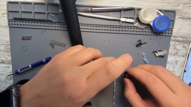 iPhone 7plus замена дисплея, ремонт iPhone смотреть онлайн