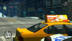 GTA 4 - провокации на перестрелку / русские бандиты vs полиция / русский район Либерти сити