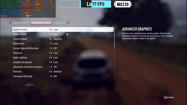 DiRT Rally 2.0 Gameplay on MX230 Core i3 7020u 12GB RAM смотреть онлайн