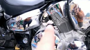 Installing cobra dragsters on VTX 1300cc.