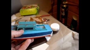 корабли з картона  очень простая модель 4