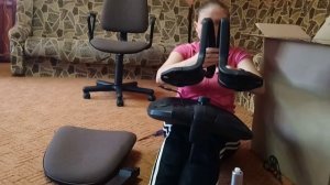 Сборка стула поворотного.