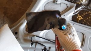 Вибро/шумоизоляция капота ниссан микра/марч (nissan micra/march k12) шумка капота.