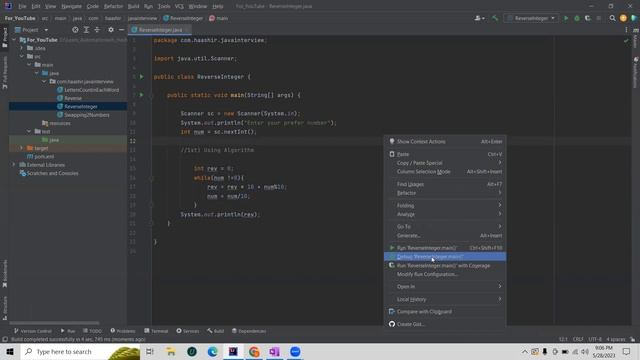 Important Java Interview Programs | 04 | How to Reverse a Number | Test Automation | Sinhala смотреть онлайн