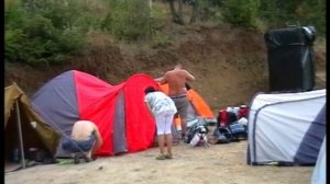 Палаточный лагерь в Алуште