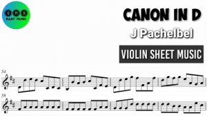 [Backing Track] Canon In D - Pachelbel [Free Sheet Music]