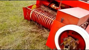 Минитрактор Синтай 220 + Пресс подборщик тюковой Fahr Köla rivale brillant