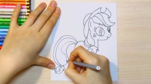 Как нарисовать Пони! Эпплджек! Пони | How to Draw My Little Pony | Pony | Applejack