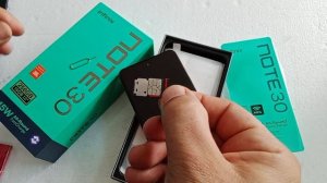 How to put a SIM card in infinix Note 30