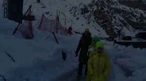 Вечерняя прогулка по поляне Азау