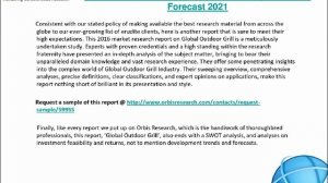 Worldwide Outdoor Grill Market Report Emerging Trends and Analysis 2016