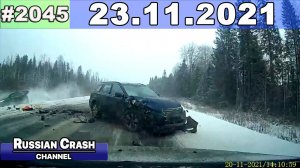 ДТП. Подборка на видеорегистратор за 23.11.2021 Ноябрь 2021