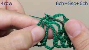 Красивый УЗОР КРЮЧКОМ легкое ВЯЗАНИЕ для начинающих  SUPER EASY Pattern Crochet for beginners