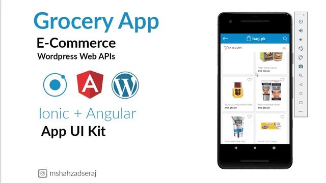 Grocery App | E-Commerce | Ionic 5 with WooCommerce Web APIs смотреть онлайн