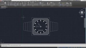 Drawing a Watch in AutoCAD 2015 Pt 7