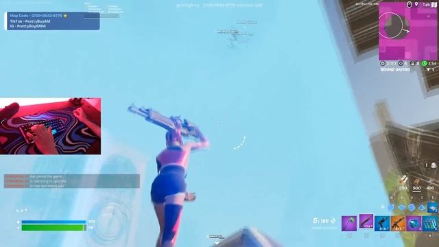 HyperX Origins 60% Mechanical Keyboard Fortnite Gameplay ? Fortnite Tilted Towers ZoneWars ASMR смотреть онлайн