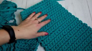 Сумка из трикотажной пряжи крючком ? Вязание крючком для начинающих.