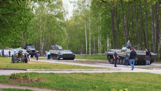 Парк военной техники. Рязань