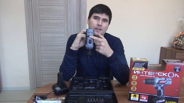 Аккумуляторная дрель шуруповёрт Интерскол ДА 18 ЭР смотреть онлайн