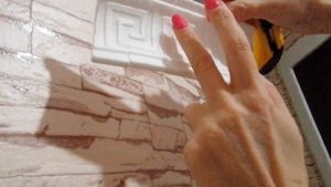 Потолочный плинтус # багет на полукруглую стену без единого видимого стыка...