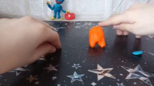 Как слепить из пластилина крутого амогуса из игры амонг ас!🚀🛸🌌