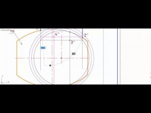 Начертательная геометрия (задача 4-6) Пересечение поверхностей