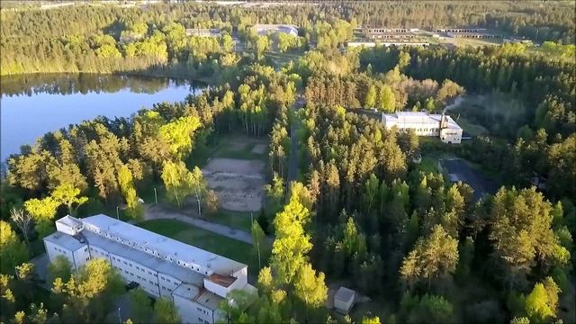 Озеро. Сапёрное. Карельский перешеек. Квадрокоптер.