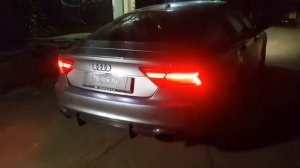 Спортивный выхлоп на Audi A7 3 литра