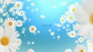 Заставка "Падающие Ромашки"