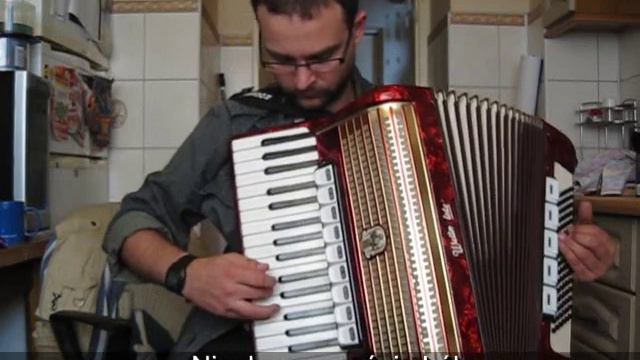 NIE SPOCZNIEMY - Czerwone Gitary - accordion cover - KARAOKE