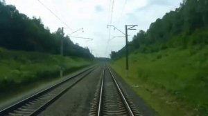 Серпухов - Тула из кабины машиниста