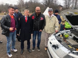 Показали электромобиль Levdeo i91 на съезде движения предпринимателей в Гребнево