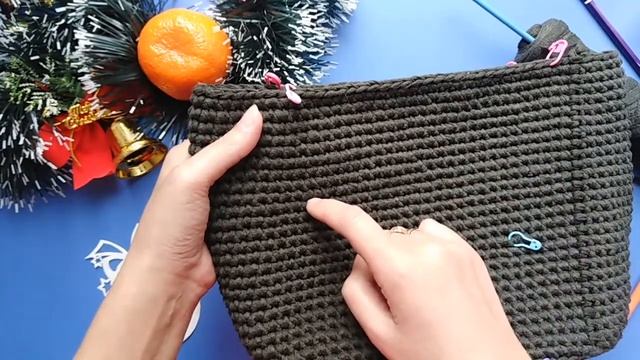 Красивый рюкзак крючком. Мастер класс. Часть 2. Стенки и крышка.