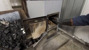 Топим печь, котёл углём