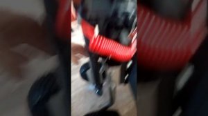 Установка транцевых колесах на подвесной транец.