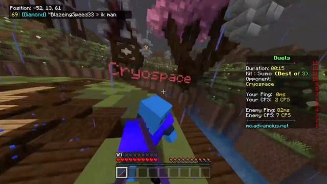 I Challenged This Youtuber to a Java/Bedrock Crossplay Duel w/@Cryospace