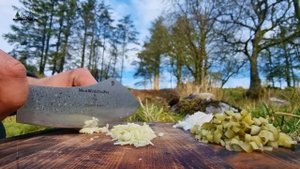 Crispy French Fries with Battered Fish cooked in the WILDERNESS! No Talk. ASMR cooking