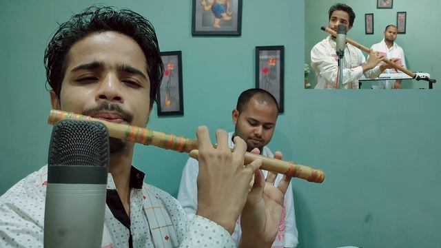 Krishna Theme।। Mahabharat।। Flute Cover By Hirak Jyoti kalita।। Krishna Flute Music।। смотреть онлайн
