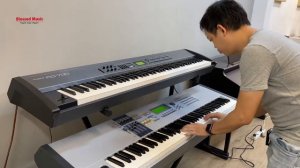 Yamaha Motif ES 8 VS Roland RD 700|Comparison| Sounds| Blessed Music